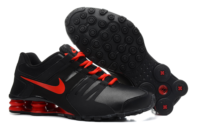 Nike Shox actuel orange noir (1)
